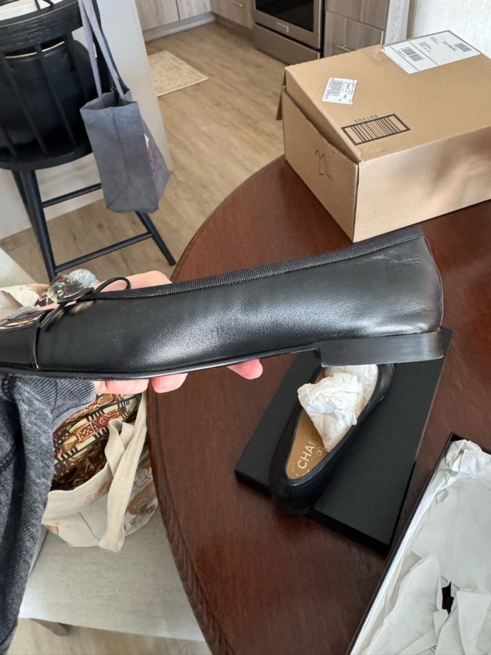CHANEL classic black flats - Picture 9 of 10